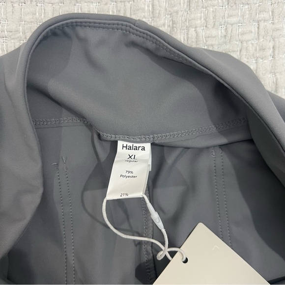 Halara Flex SculptKnit High Waisted Slight Flare Work Pants Gray XL NWT - Picture 5 of 6